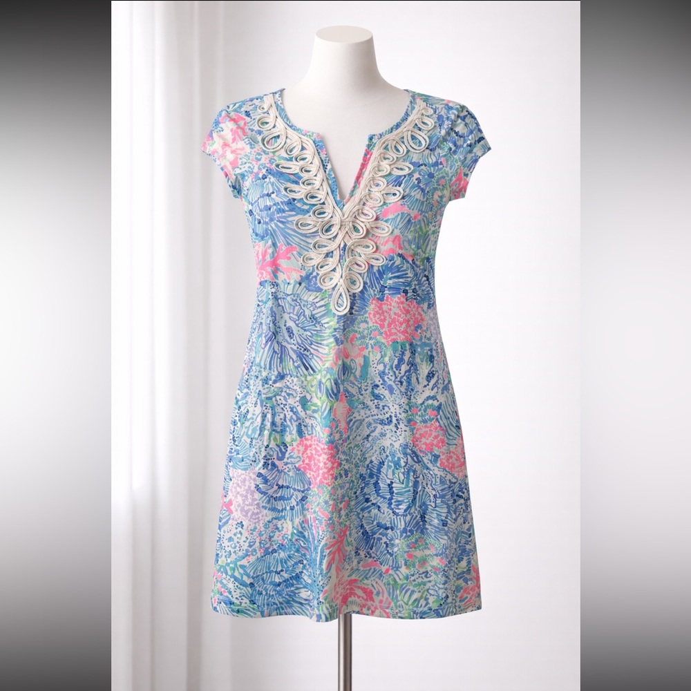 Lily Pulitzer Floral V-Neck Dress
